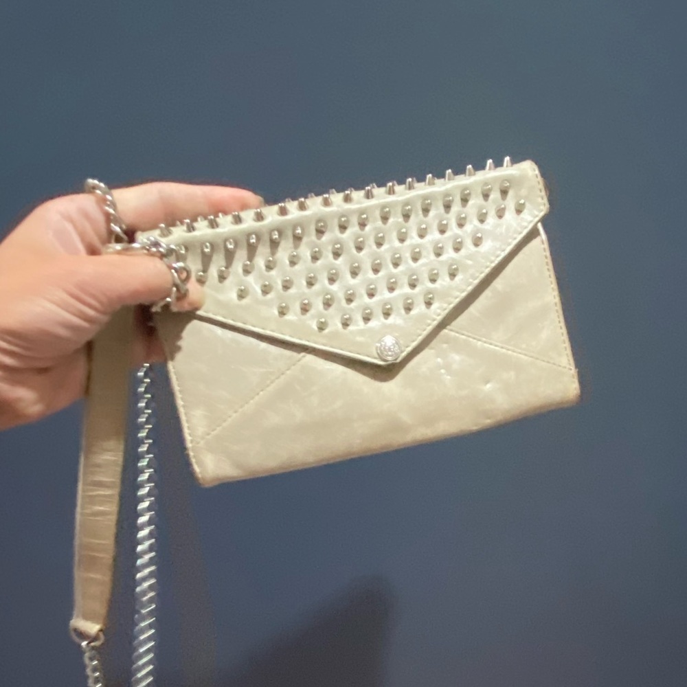 REBECCA MINKOFF Studded Wallet on a Chain